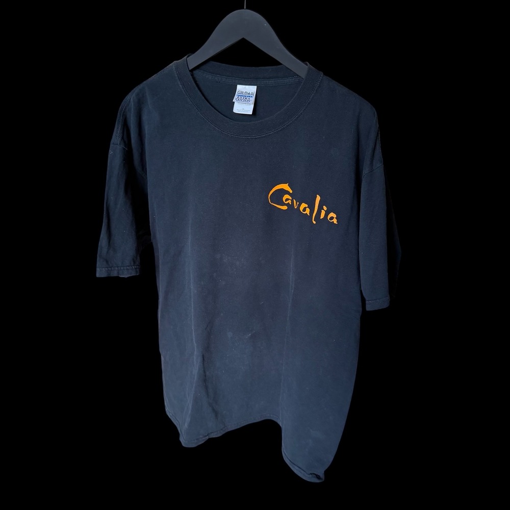 90's Cavalia Horse Show T-Shirt Unisex XL Black Short Sleeve Tee